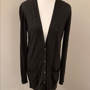 ATM Anthony Thomas Melillo Dark Gray Cardigan